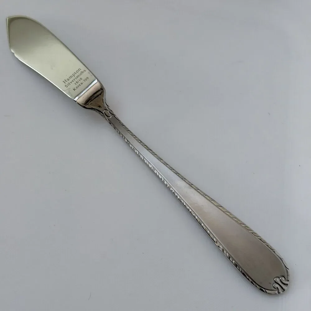 4pc Hampton Rachelle-Frost Dinner Knife/Forks/Butter Knife Stainless 18/10 Korea
